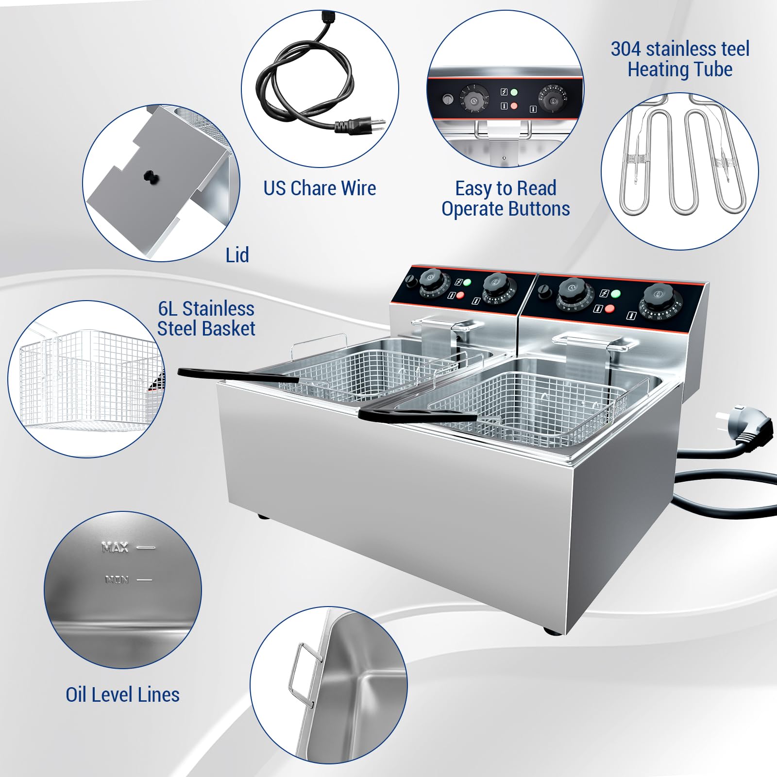 6/8/11L Commercial Electric De - مراجعة Commercial Kitchen In Home وسعره