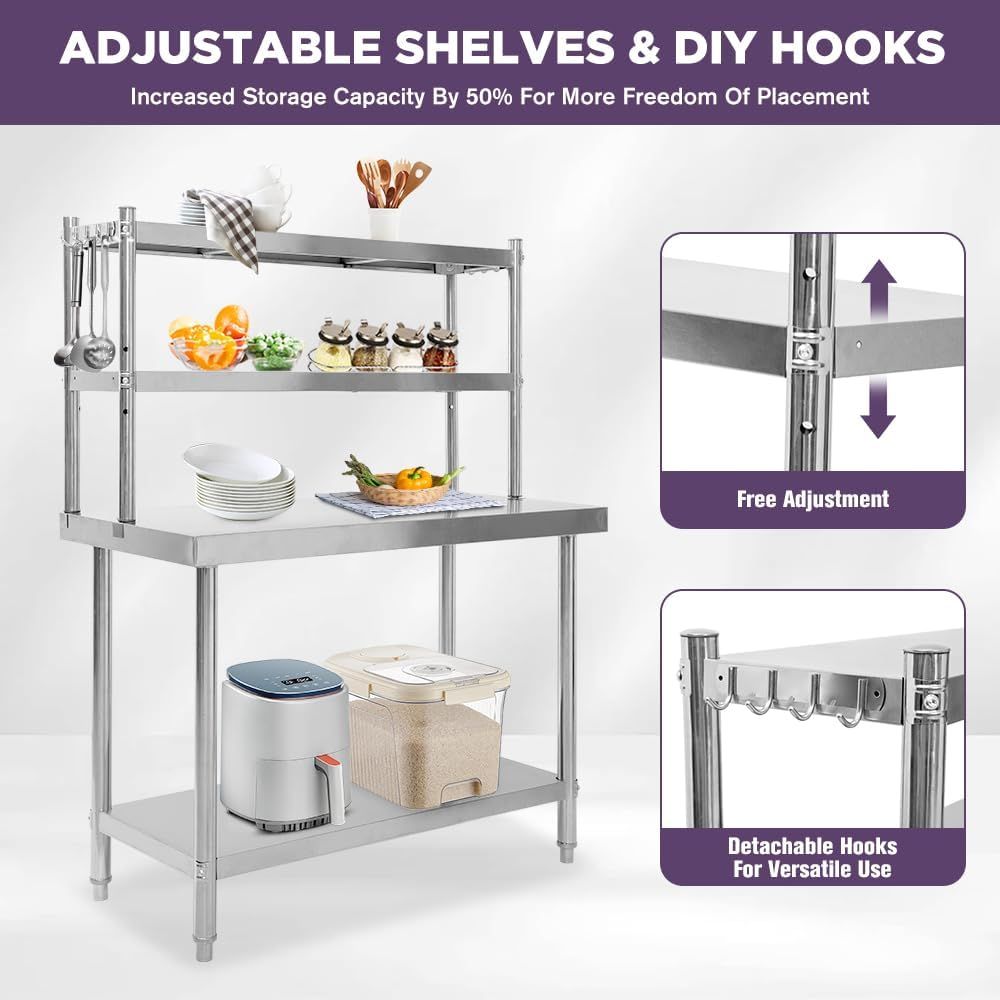 48x24 Stainless Steel Kitchen  - مراجعة Commercial Kitchen In Home وسعره