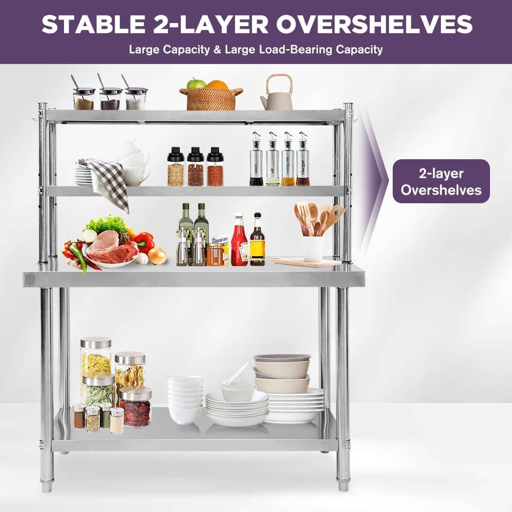 48x24 Stainless Steel Kitchen  - مراجعة Commercial Kitchen In Home وسعره