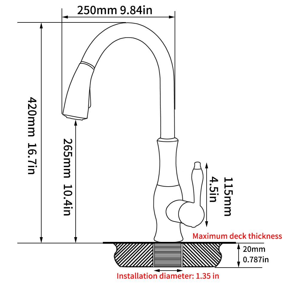 Black Kitchen Faucets Pull Out - مراجعة Commercial Kitchen Mixer Tap وسعره