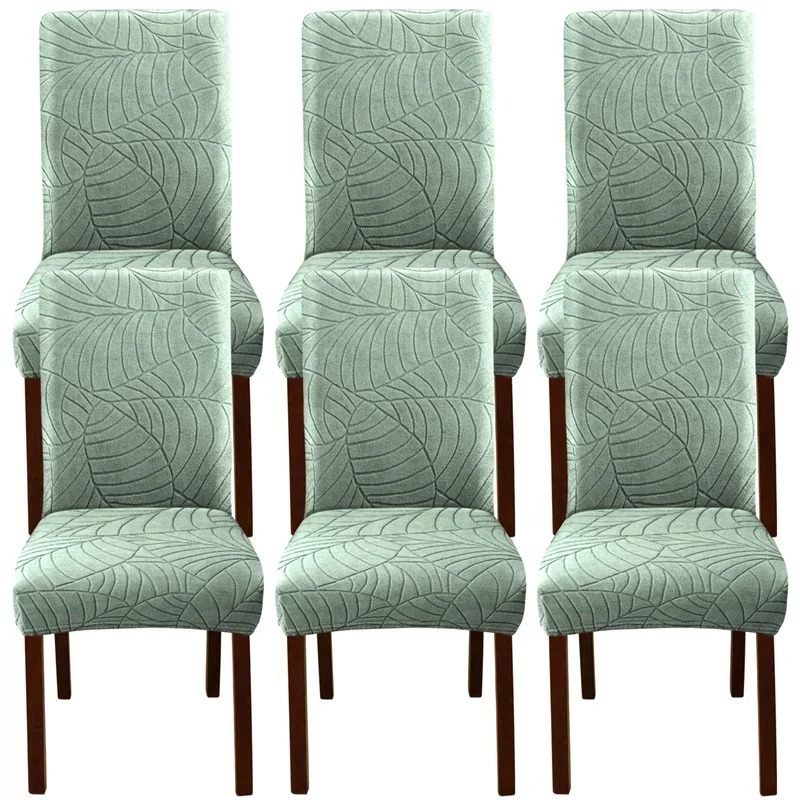 1/2/4/6pcs Leaf Jacquard Chair - مراجعة Commercial Kitchen Bench وسعره