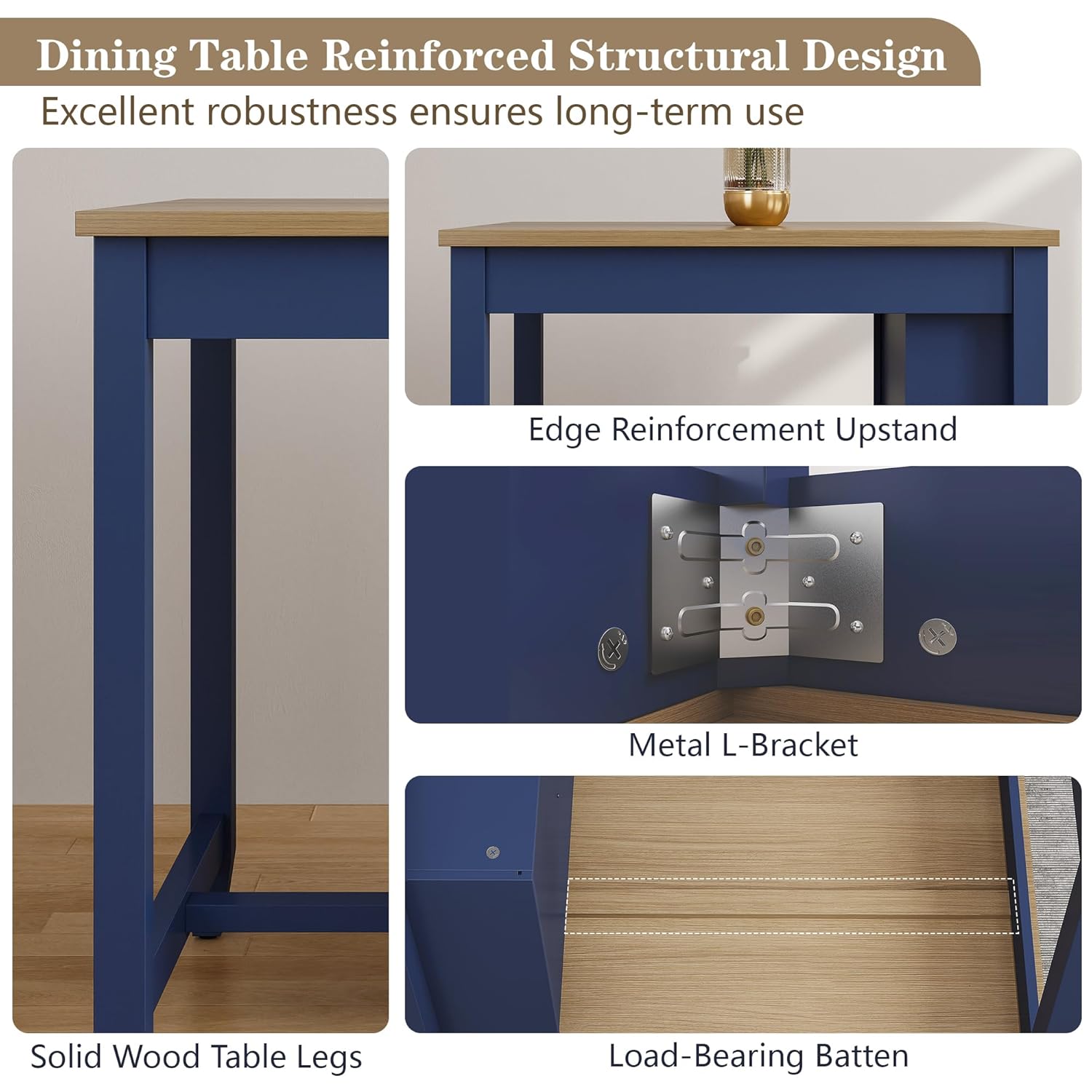 3pc Dining Table Set for 2 Woo - مراجعة Commercial Kitchen Small Space وسعره