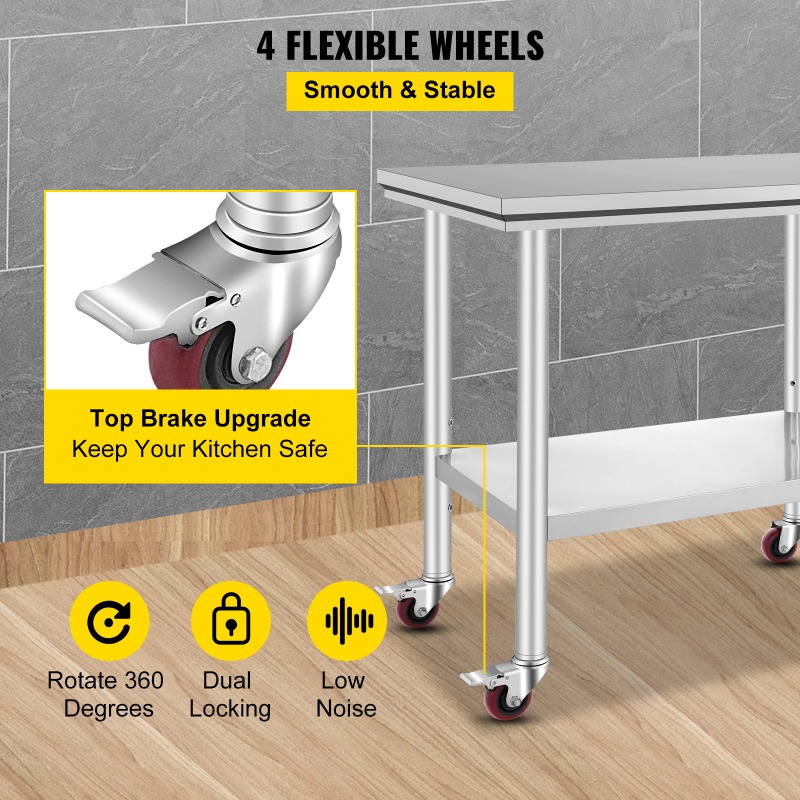【Premium】SucceBuy Stainless St - مراجعة Commercial Kitchen Bench وسعره