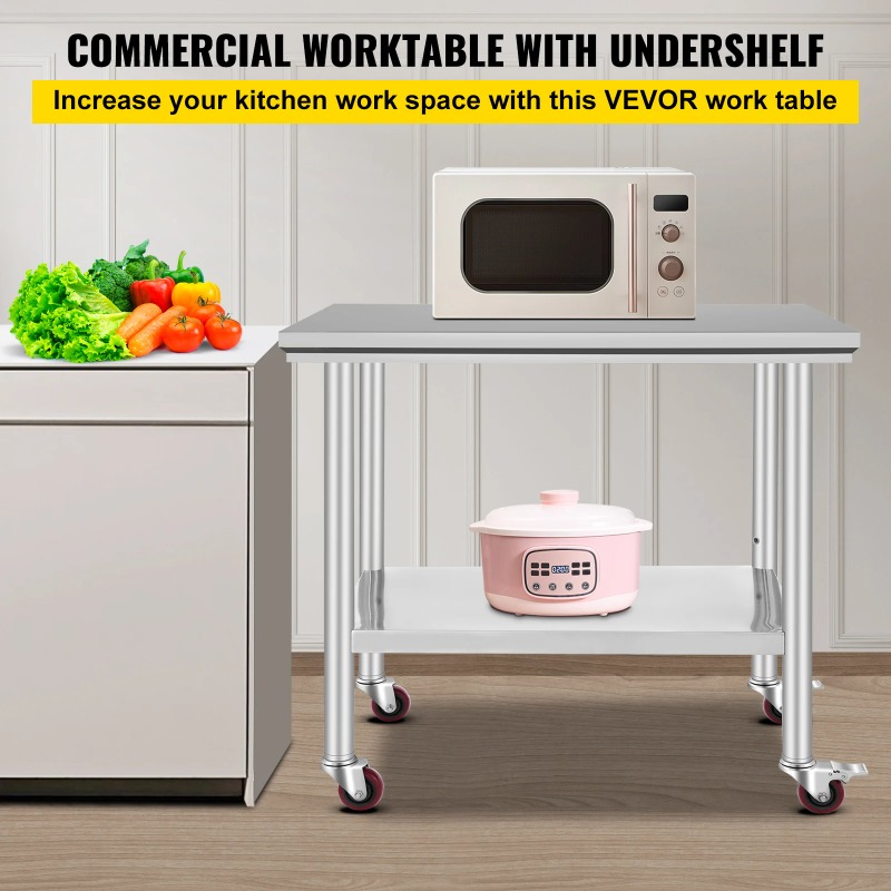 【Premium】SucceBuy Stainless St - مراجعة Commercial Kitchen Bench وسعره