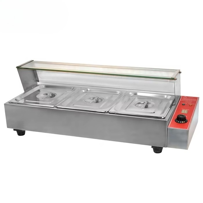 Commercial Electric Soup Kettl - مراجعة Bain Marie Food Warmer وسعره