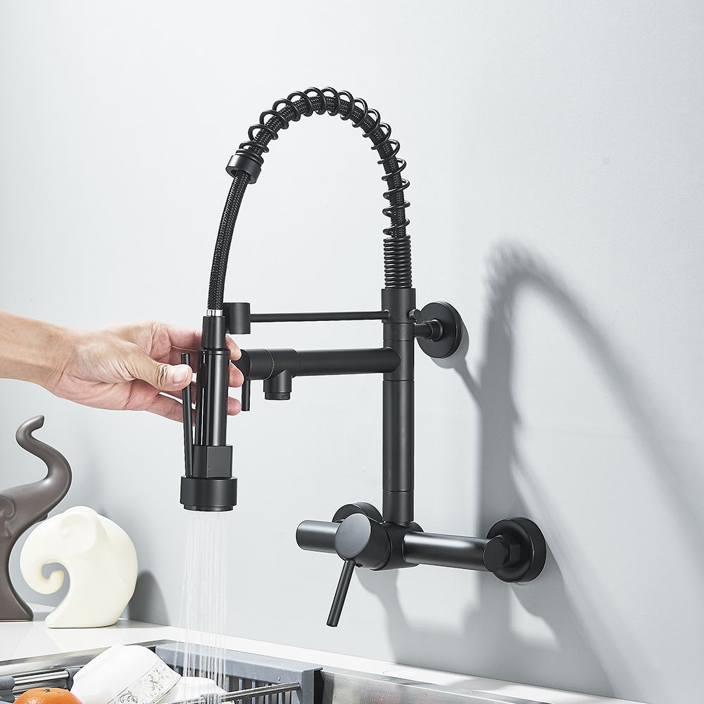 Black Kitchen Faucet 360 Rotat - مراجعة Commercial Kitchen Mixer Tap وسعره