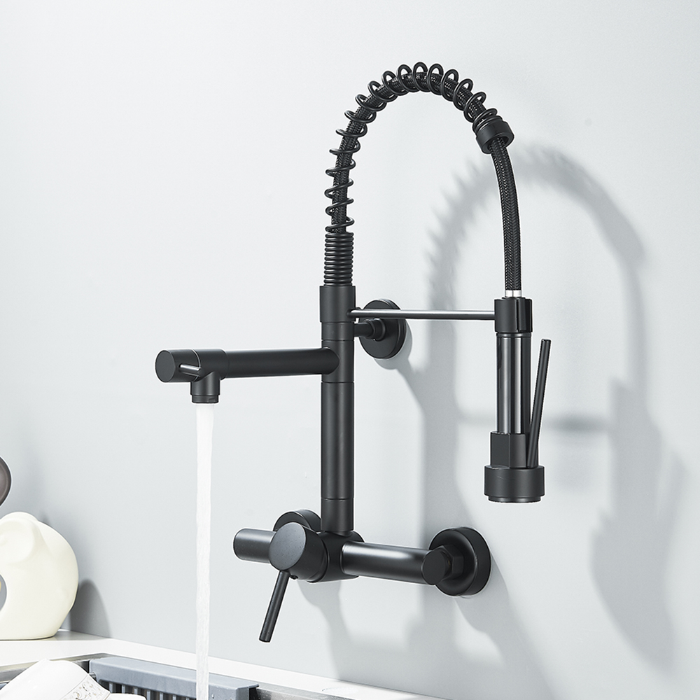 Black Kitchen Faucet 360 Rotat - مراجعة Commercial Kitchen Mixer Tap وسعره