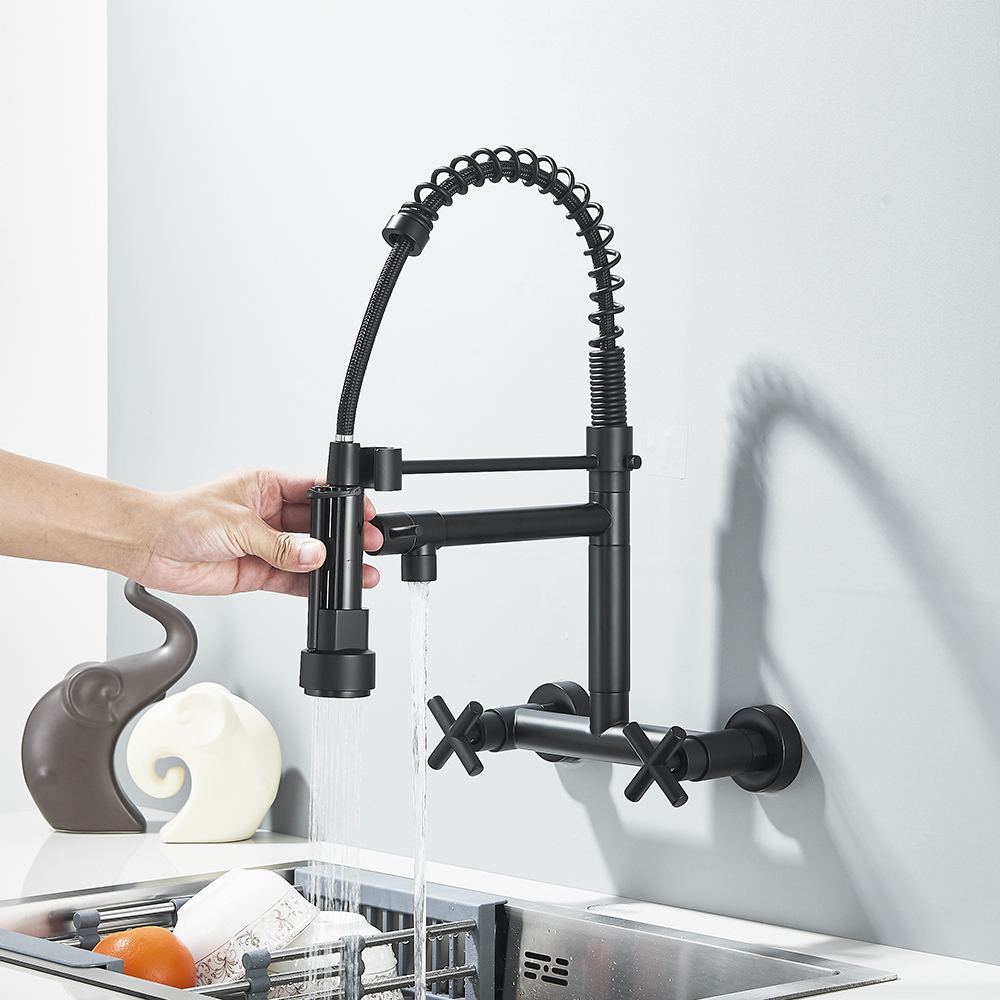 Black Kitchen Faucet 360 Rotat - مراجعة Commercial Kitchen Mixer Tap وسعره